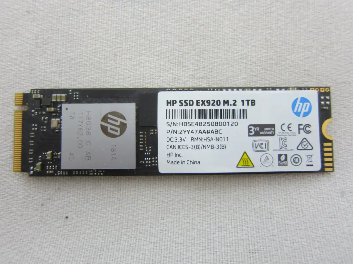HP SSD EX920 M.2 NVMe 1TB | 브랜드 중고거래 플랫폼, 번개장터